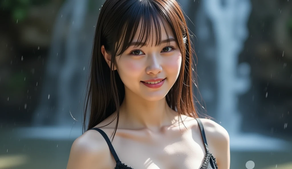 Beautiful girls,smile,Cute round face girl, Bright cosplay costumes of mythical creatures, Looking back at the sunlit garden. Beautiful Hands, Beautiful fingers, extreme close up of face,(Reddish brown wet shiny short messy hair), Exquisite detail and vibrant colors,Detailed clothing features,Detailed hair features,Detailed facial features,Looking at the camera,(Dynamic angles),(Dynamic and sexy pose),(Mastepiece,highest quality,Ultra-high resolution output images,Depth of written boundary,Intricate details,Make the subject three-dimensional with the contrast of light and shadow,) ,Digital single-lens reflex camera, (Photorealistic:1.3),Anatomically correct facial structure,(Sea Art 2.0 mode:1.3),(Image Mode Ultra HD,)