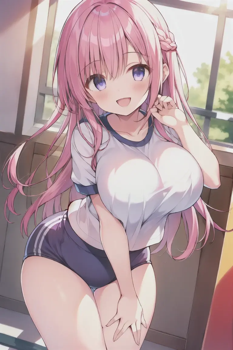 1 female, Long Hair, ponytail, Woman at the front,no lineart、Big Breastonochrome, halftone、Quite deformed、Gag Manga、Expressive、smile、color々Expression