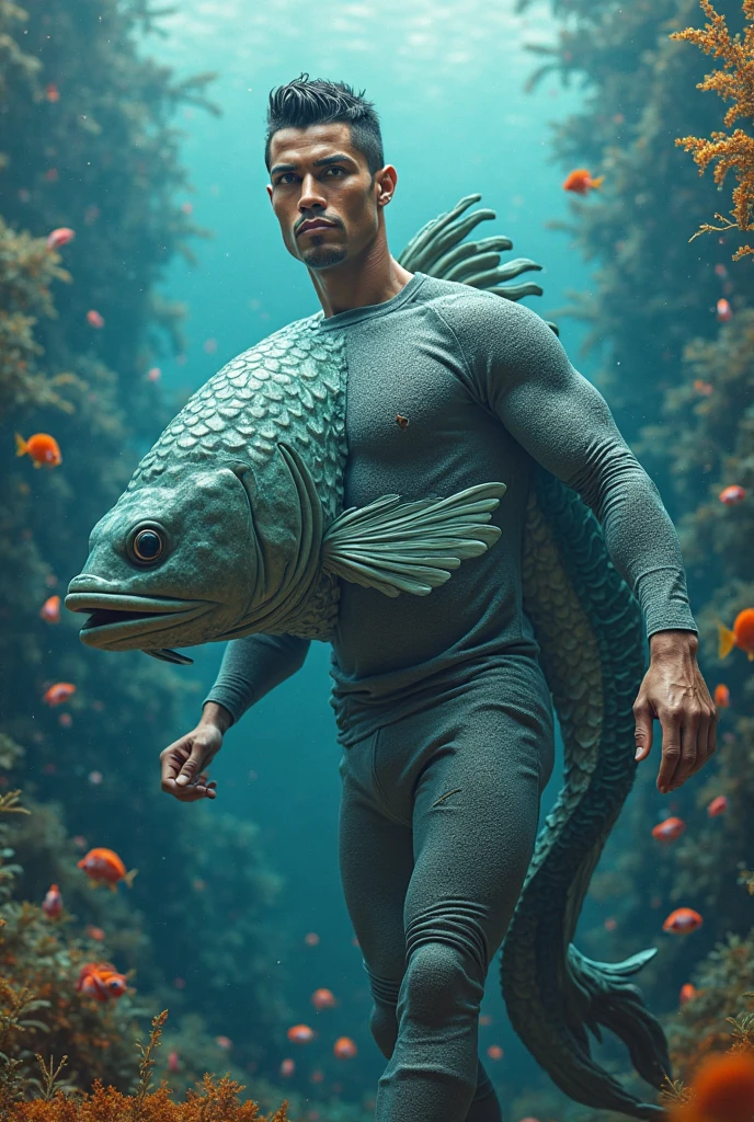 A Dolphin Man: A Man with a Dolphin's Face 
