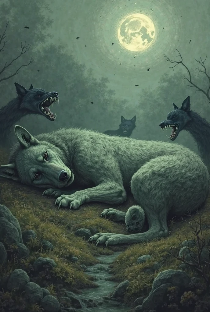 ((solo)), male, anthro, (black wolf), ((wolf tail:1.5)), (sheath, (balls)), ((black fur, thick fur, furry body)), (muscular, beefy), by blotch, by kenket, (masterpiece, high quality, 8k, (perfect hands), correct anatomy:1.2), ((laying on side, kind expression, relaxed)), ((mature male)), sexy, ((cave, dark background)),