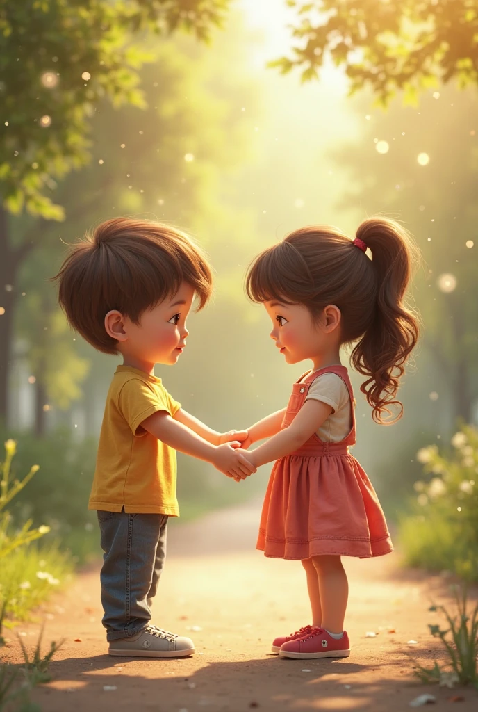 make a boy hold hands with another girl