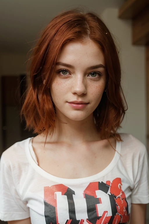 (((by Stefanie Scott:0.8))) ((( face de Emma Watson:0.9))), Selfie, 1 girl in, 19yearsold, standing alone, aesthetic art, irish redhead, wavy red hair, shoulder length red hair, (grey-eyed), light gray eyes, some small freckles, pale skin, A glass, breasts small, runner&#39;s body, Detailed texture skin, (extremely detailed 8k wallpaper), soft lighting, high qualiy, film grain, Sharp focus Fujifilm XT3, f5.6, 50mm, high détail, sharp focus,(naturallight), (wearing a pink sports well), sports well, (pink yoga pants), crazy details, complexdetails, hyper detailled
