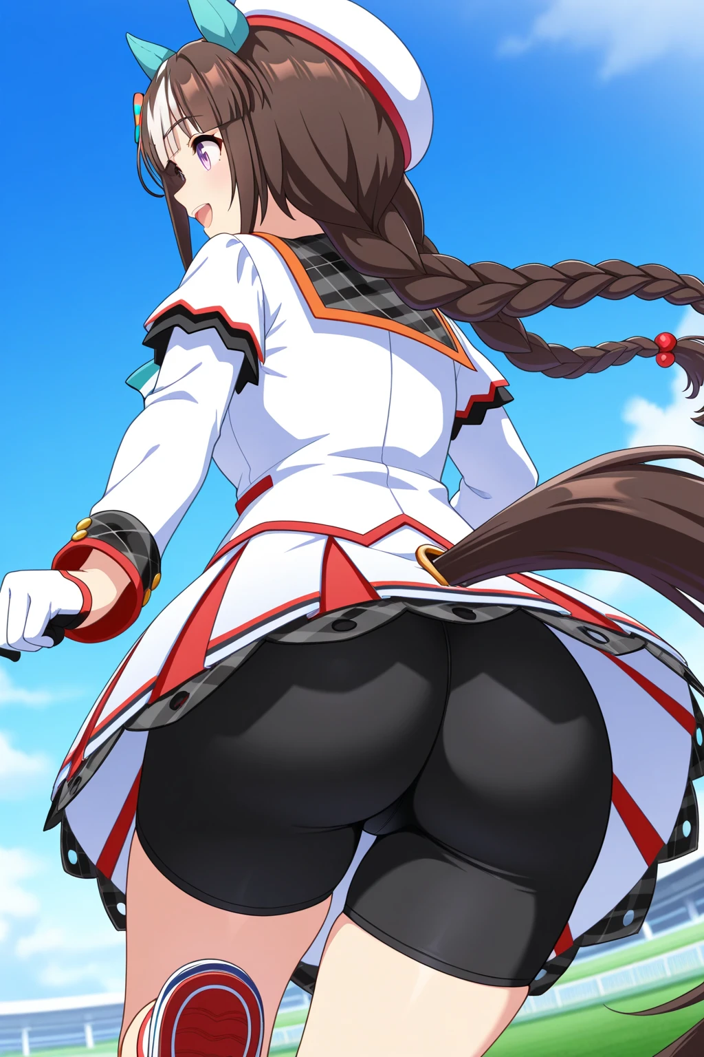 (masterpiece, Best quality), complex parts,
1 girl, Yuki as an outfit, Kizukiai, Brown hair, Brown eyes, medium breast, long hair, hair, catbo, White gloves, Completely naked, White boots, beautiful pussy and anus,