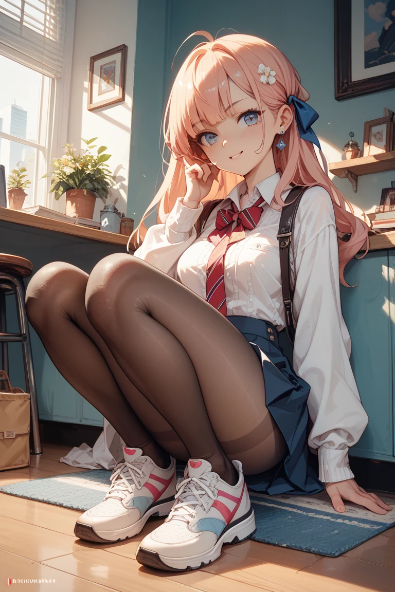 Very very thin anorexia long elongated body. very thin, and unreal long skinny legs in pantyhose. very beautiful cute face