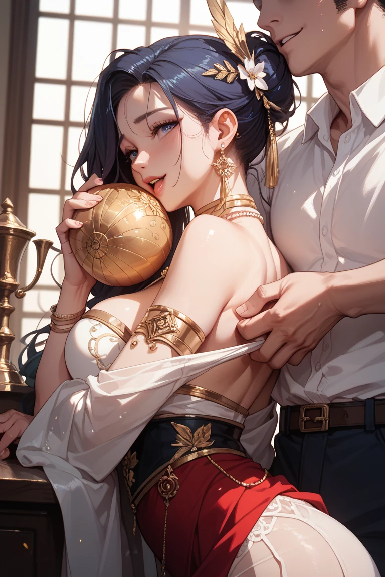 (masterpiece, best quaility, high detail, beautiful and delicated eyes and face, vivid colors:1.3), Una astrologa leyendo la fortuna con cartas del tarot, anime screencap, pov, el fondo es el interior de una tienda gitana