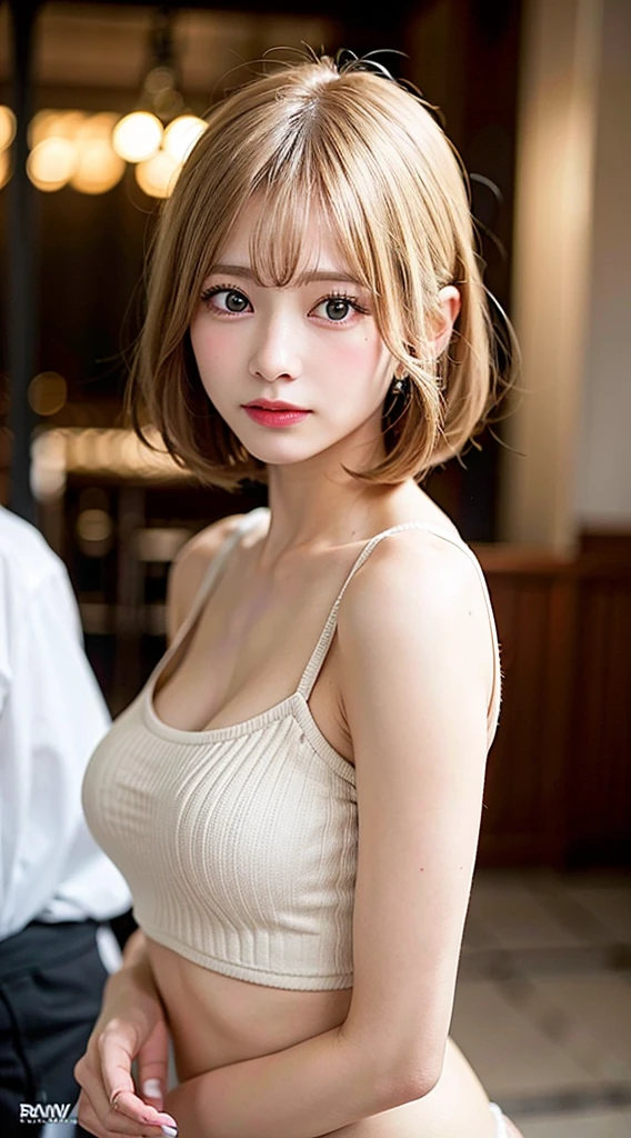 (8K, Raw photo:1.2),Detailed face and eyes,Best Quality, 超A high resolution, Highly detailed ,intricate detailes ,masutepiece ,Cute Girl , Soft cinematic light, Hyper-detailing,Sharp Focus, High quality,a blond, bob cuts, NSFW, masturbation, glamor