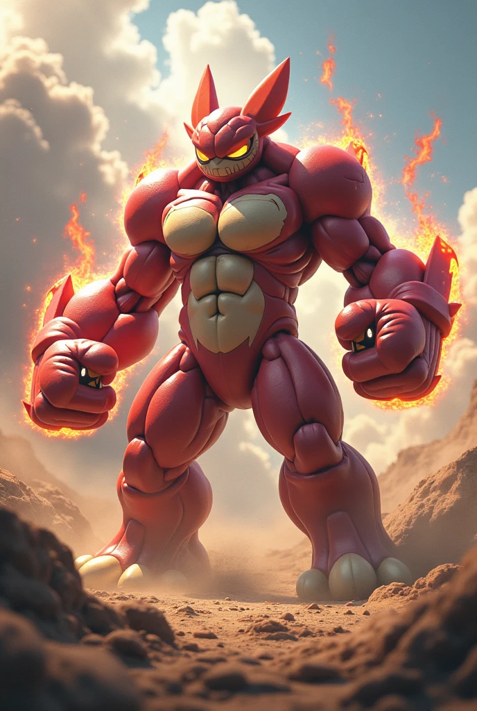 ugandan knuckles throwing a spear, warcry, battle, battlefield, artstation, masterpiece