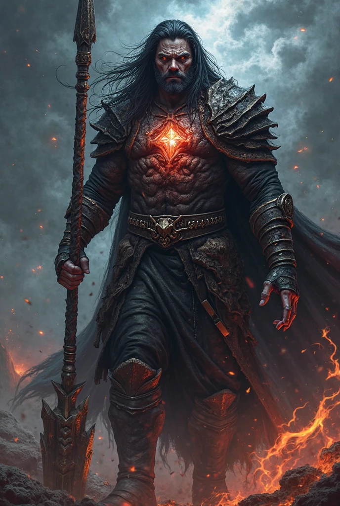 A man with blood-stained white hair with a chain around his neck holding a glowing heart, male vampire of clan banu haqim, Retrato de Hades, Retrato pintado de Zeus acidentado, Marcos Silvestri, Mórbio, Hades, Directed by: Isidore Kršnjavi, Directed by: Roman Bezpalkiv, Jason Momoa como Conan, Enigma infernal, Berserker Potrait, um close up de uma pessoa com uma espada em um campo, epic fantasy character art, arte do personagem de fantasia, epic exquisite character art, arte de estilo fantasia escura, cavaleiro de sangue, Arte de fantasia 4k, Elric de Melnibone, epic fantasy art, arte de fantasia digital 2d, arte de fantasia de alta qualidade, dramatic fantasy art, design de personagens de fantasia sombria, Um cabelo branco, Red-faced man is in the dark, demon male, djinn man male demon, Fit male demon with white horns, man male demon, male djinn man demon hybrid, human male demon, muscled humanoid balrog demon, manticore, Homem Diabo de Corpo Inteiro, Lucifer's, Fire Demon, demon hero, Demon Lord