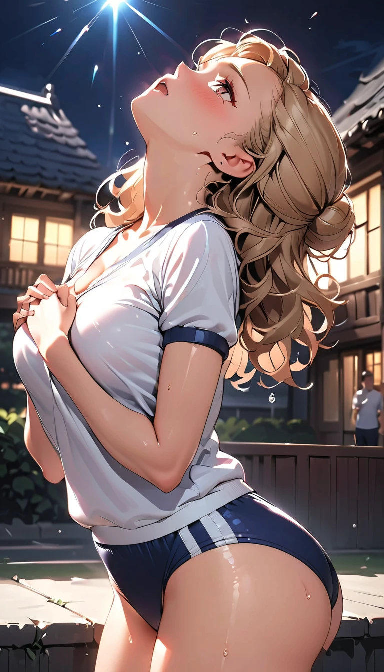 nsfw,uncensored,(masutepiece), (photo realistic1.4), 超A high resolution, Best Quality, 8K,come before:1.0,perfect hands, perfect fingers, perfect legs,1woman,(cowboy shot,from side,1woman,solo,idolmaster,makino yagami) ,(17years old, beautiful girl), (beautiful purple eyes),((wearring glasses:1.9)),((beautiful purple hair)), (((long straight hair))), (wet hair), (wet skin), ((Sweat)), (flat chest,large breast),(pubic purple hair:1.3),(love juice:1.2),(many sweat:1.5),(purple bra and panty),(open clothes),(wet clothes),(open your mouth), ((out tongue)),(Nice touch), (one eye closed:1.7),((feel good)), ((happy)),(saliva),(cum on body:1.9),(cum on face:1.3),((cum in hair:1.3),(cum on mouths:1.2), (((multiple boys, peeing on a girl, multiple penises, gangbang))),((ecstasy torogao:1.5)), saliva trail, nose blush,pleasure vaginal penis,grin),BREAK,(1boy, hetero:1.3), ((vaginal sex,standing back sex:1.5))(neelimg),(cum shot:1.3),(((bukkake:1.9))),(outdoors, cyberpunk, city, night, city lights, neon lights,back Alley),(looking viewer),