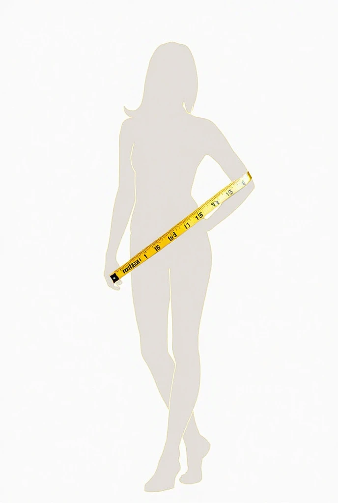 a diagram of how to measure the waist and waist of a woman, inverted triangle body type, perfect symmetrica body shape, detailed body shape, symmetry body features, symmetrical body features, feminine shapes, perfect body shape, realistic body shape, slender symmetrical body, hourglass figure, highly symmetric body parts, symmetrical body, hip-length