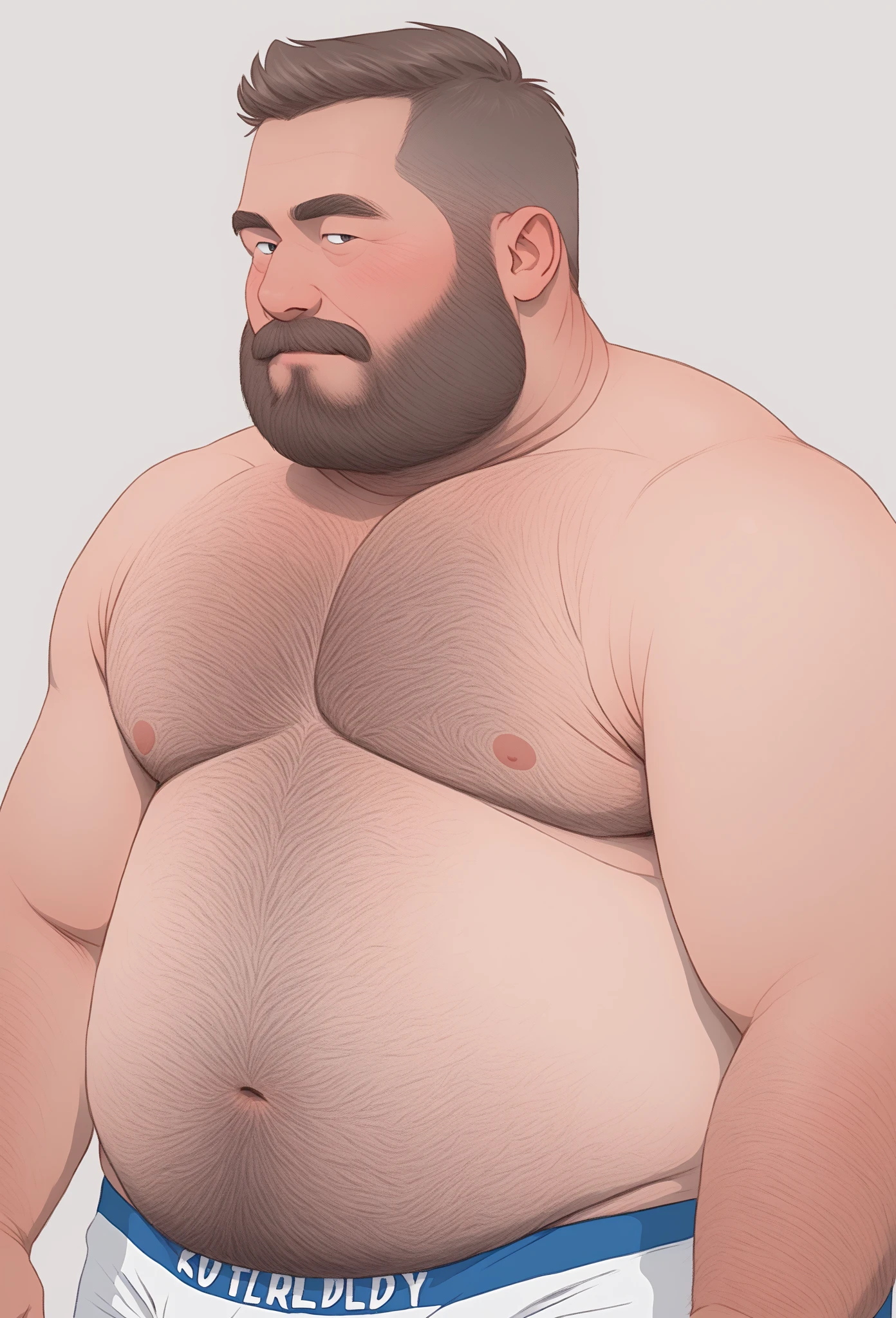 Ele Usa uniforme viking, He is naked with no clothes, cartoon character of a bearded fat man extremely thick thighs bulging belly wearing a red swim trunks watch with different poses and poses, arte conceitual de desenho animado, design de personagens muito estilizado, design de personagens estilizados, design de personagens altamente detalhado, arte em artstation, design de personagens, estilo de personagem Disney, arte conceitual, design de personagens animados, design de personagens de alta qualidade, character exploration, great character design, in the style of Disney animation, character illustration
