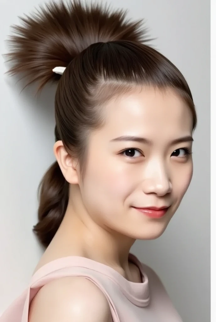 ((Best image quality, 8k, masterpiece:1.3)), A 50-year-old woman, Mature woman with wrinkles on her face:1.3, (Casual Hairstyles, Big Breastsの漏れなし:1.4), Nasolabial folds、Elderly, Low-cut bra，Ultra-fine face, Detailed eyes, double eyelid，smile，Small waist，Big Breasts，close，Chest close-up，White skin，Casual background，Full body