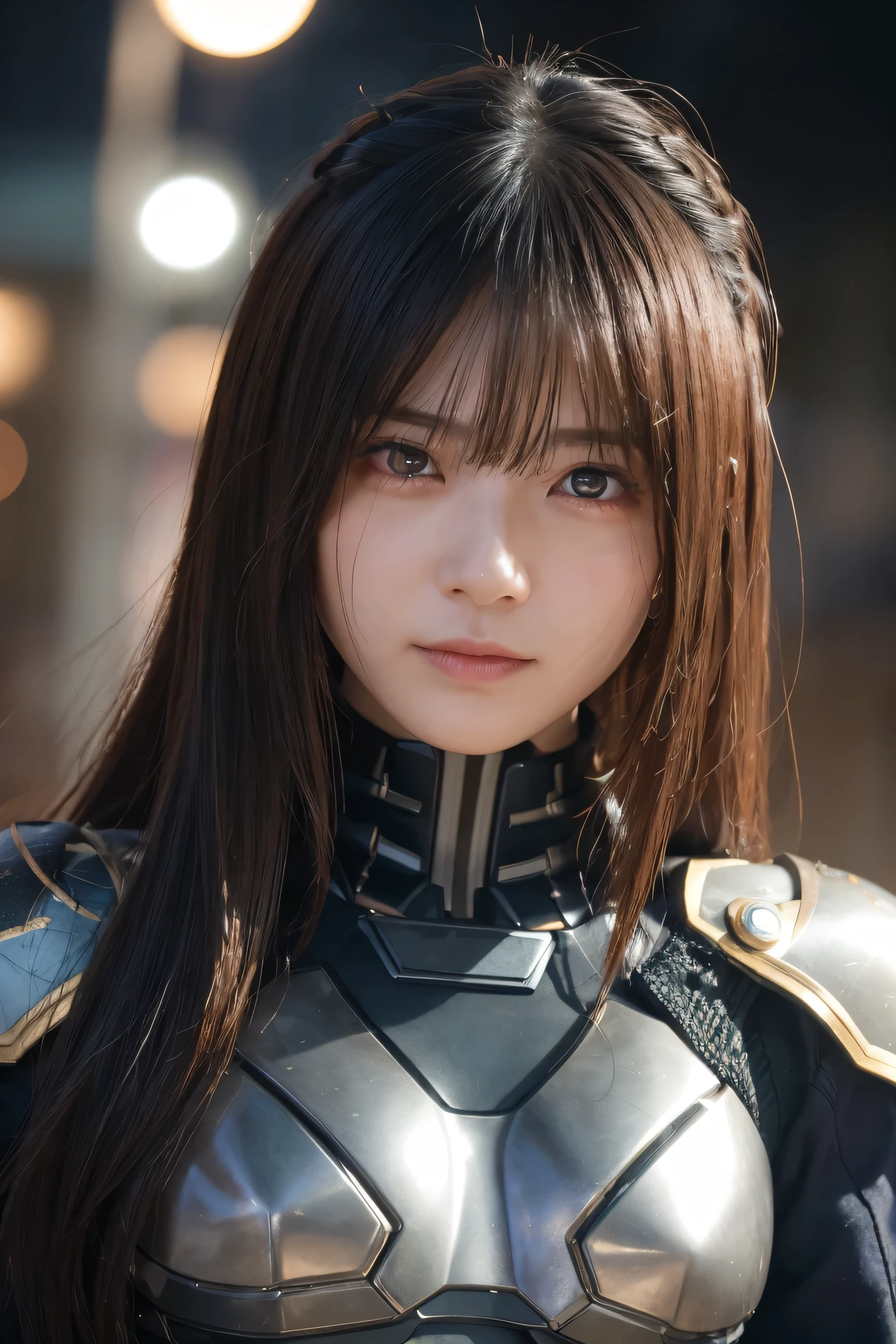 <lora:A-RandomSuper[mecha musume,mechanical parts,super robot joints,headgear,full armor]:0.6>, <lora:reelmech1v2:0.3>,scifi, female cyborg,(RAW photo, best quality), (realistic, 4k), high quality,finely detail,fantacy future,realistic,mature,photorealistic,detailed eyes, (shining headwear), (highly detailed face), cinematic lighting,scifi cloth,(beautiful face), landscape, mechanical flying parts,(red and yellow theme), <lora:K-AIgirl-face2:0.0.35> ,<hypernet:sxzBloom_sxzBloom:0.4>, LED armored skirt,LED multi layer suit:1.5,light arrow, scifi texture,long hair,smiling,eyes on viewer,high detailed suit,black Long Layered Haircuts,longeyelashes,robot joints,cape,mechanical Jet,(Vintage patterned armor),happy,(timid) ,<lora:GlyphTech:0.8>,glowing texture,twintails, <lora:wowifierV3:0.65>
