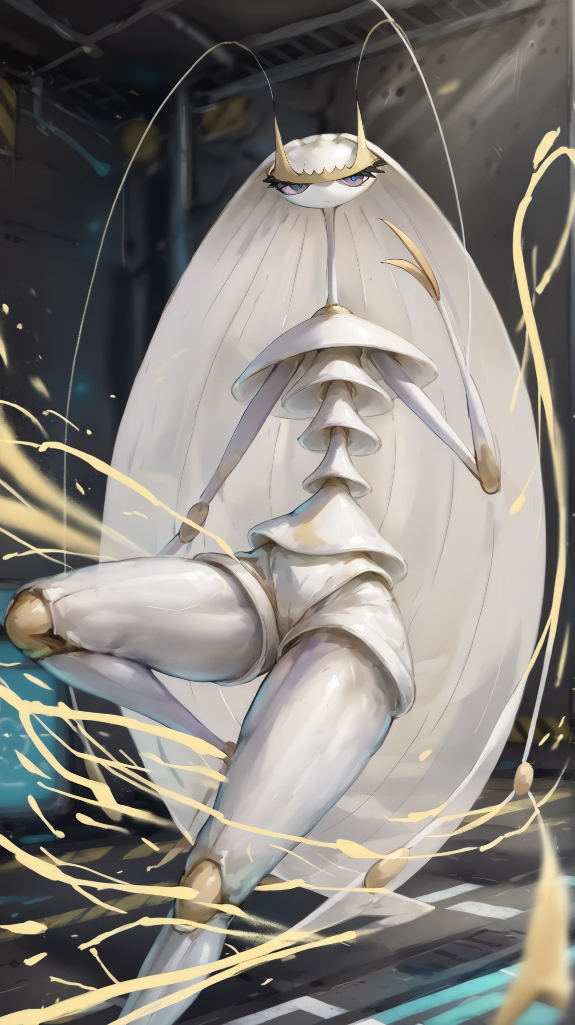 beatiful face, anus gape, feet,best quality,tonemapping, sharp focus, hyper detailed,(pheromosa),best quality,beautiful,pokemon,(2 fingers),(Thin toes),(Clear eyes),detaileds,8K,Look at viewers, Sweating profusely, well-muscled, Lower grade，Open your crotch，Slut,{pussy spread},((knees to chest)),((leg hold, folded))、brightly lit room
