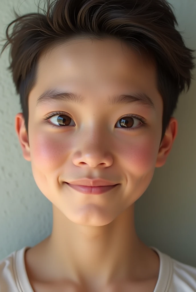 Generate a picture of a handsome Asian boy