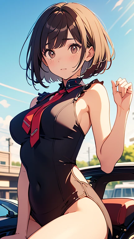 (from above:1.2),(from side:0.9), ((Face)), (Close-Up:0.4), ((looking at viewer, holding a icecream)),(magazine cover:1.4), highest quality、(real、photorealistic:1.4),(ultra high resolution, 8K RAW photo, clear focus), best qualtiy, natural lighting, field depth, (Bright pupils, detailed beautiful eyes, high detailed face), Red lip, (tight focus:1.2, from below), sexy posing, seductive weak smiling, Looking at Viewer, Cinematic lighting, Perfect, softlight, High resolution skin:1.2, Realistic skin texture, body tired from sports、22 years old mature woman、a small face、beautiful-makeup、Makeup light、Shortcut Hair、dark brown hair、Bust A Cup, Amazing Cleavage:1.2, thin waist, big ass, Raised sexy, big breast: 1.2 posed cleavage:1.2、off shoulders、Sportsbra、legginullnude、cute wall background . 