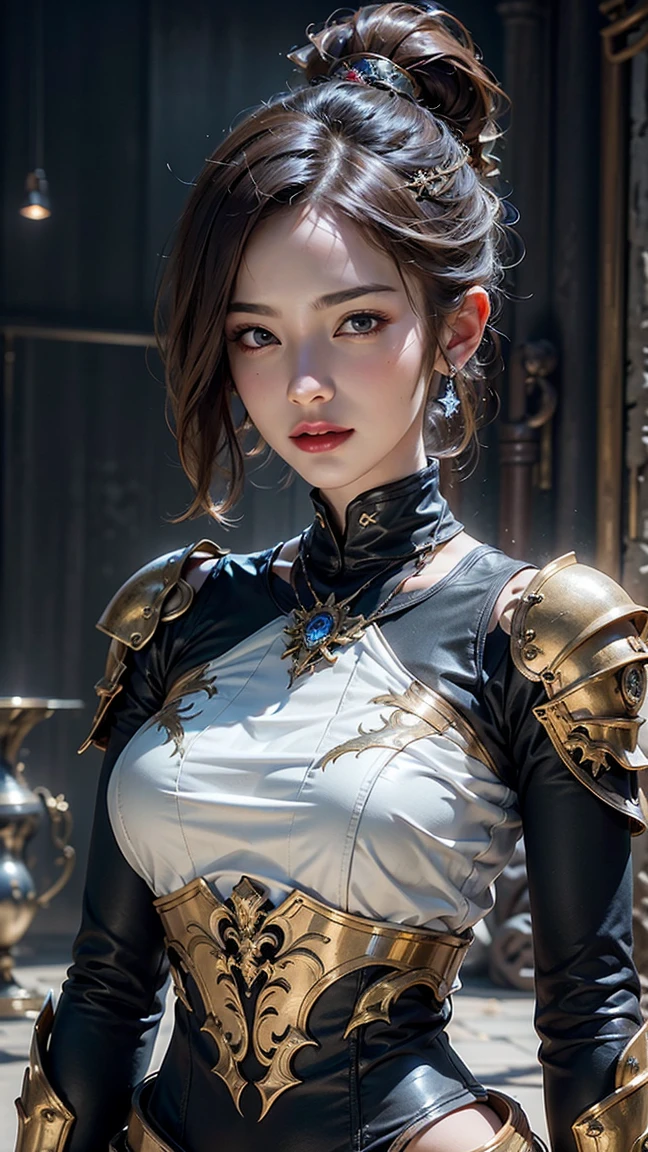1mechanical girl,((ultra realistic details)), portrait, global illumination, shadows, octane render, 8k, ultra sharp,metal,intricate, ornaments detailed, cold colors, egypician detail, highly intricate details, realistic light, trending on cgsociety, glowing eyes, facing camera, neon details, machanical limbs,blood vessels connected to tubes,mechanical vertebra attaching to back,mechanical cervial attaching to neck,sitting,wires and cables connecting to head