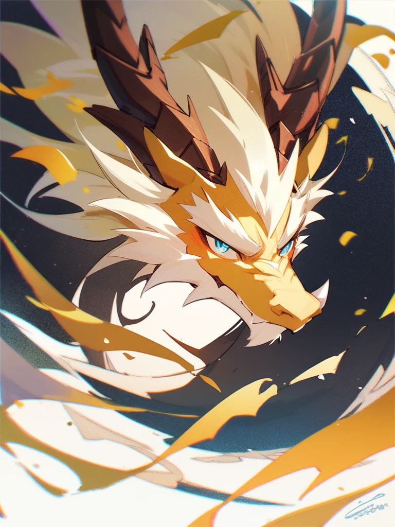 ((Best quality)), ((masterpiece)), (detailed), The fox dragon