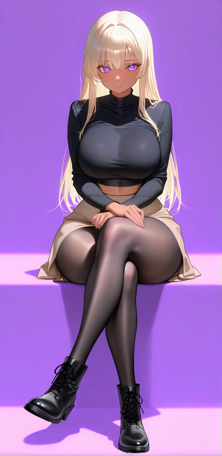 Big breasts, knee-length socks, sexy, superb tights --auto