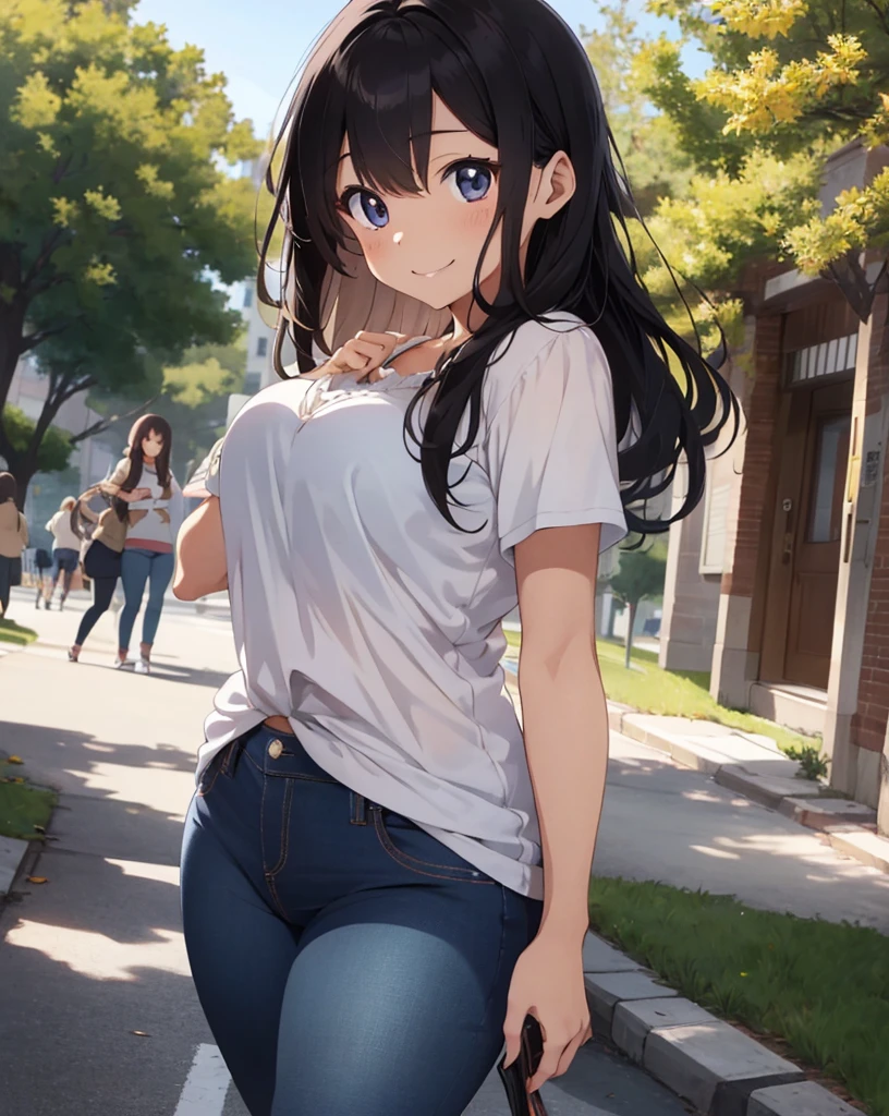 19 years old pretty woman with big crotch