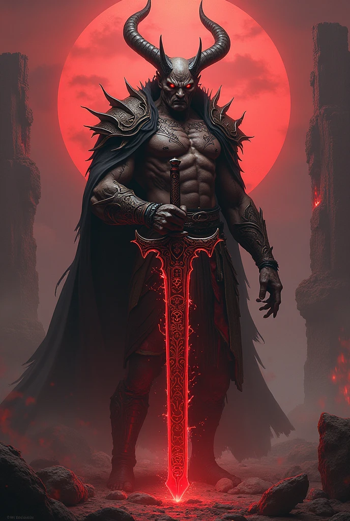 ferumbras has (best qualityer), work of art, Extremely detailed illustration , high color, extremely high color saturation, all the colors deepened, paint, , central composition, extremely detailed light and shadow