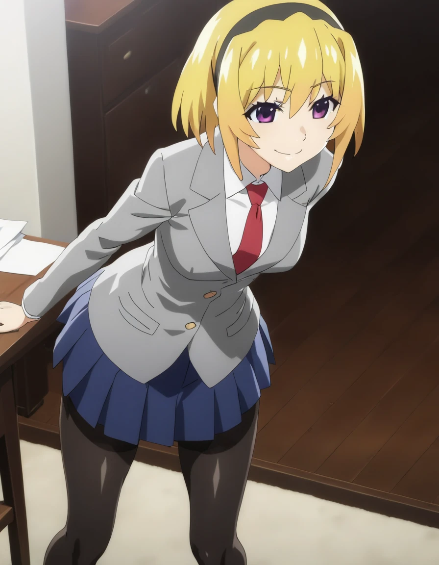 masterpiece,highest quality,anime,2D,
1 girl, alone, No expression,pointed ears, 緑 hair, goblin, blue eyes, short hair,緑 hair,,black blazer,black miniskirt,Glasses,braid hair,School,stylish pose,stylish angle,(lively_color:1.2),(beautiful_medium breasts:1.2), (beautiful_face:1.3),(beautiful_thighs:1.1),