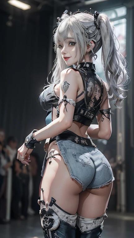 araffed woman with long hair in a white shirt and jeans, long dark braided hair, long braided hair, waist long hair, long hair girl, long braided hair pulled back, braided brown hair, appealing long hair, long pigtail, long flowing braided hair, long braided hair on top of head, long braided black hair, loose braided hair, with long hair, backside of woman