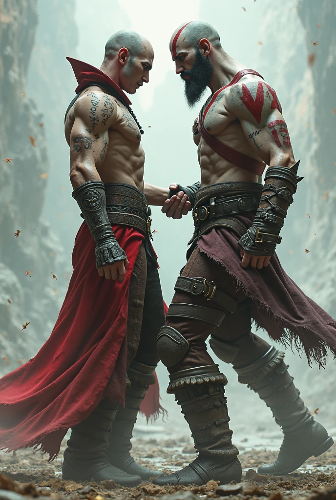 2 man , by white , dante style from devil may cray with niko style
