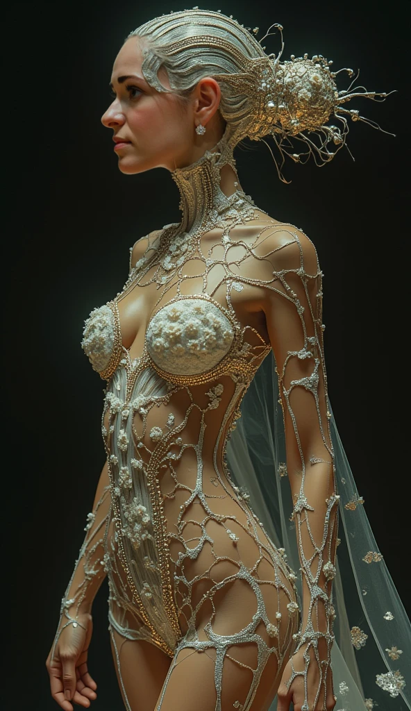 Detailed and masterful, this exquisite statue captures the beauty and grace of the full nudity of the female form at its most vulnerable and powerful, with intricate and realistic details that seem to bring it to life before your very eyes.
