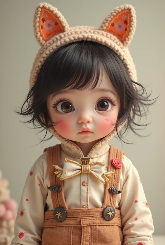 (female Mario), character design, Nintendo Super Mario, (blue eyes, red hat, red suit, blue suspenders, white gloves, )super cute blind box style, chibi, full body, exaggerated expressions and actions, clean background, bright iridescent highlights, studio lighting, atmospheric lighting, with exquisite texture, high detail, high resolution, c4d, 3D, Blender, 8k, best quality, ultra high definition