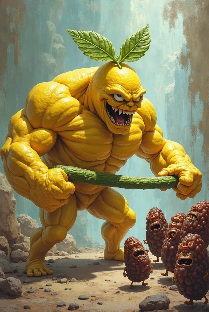 hyper muscular orc, ripping out of cotton clothes, pants in tatters, ripped clothes, destroyed clothes, rags laying on the floor, raging rock hard penis, copious amount of vicious liquid, loads of cum 1:3, spraying cum everywhere, glowing green eyes, full body shot, huge horns, large overbite, bara chest, braided ginger beard, mohawk, aggressively flexing, most muscular pose, detailed skin, skin blemishes, lighting should be warm and inviting, casting a soft glow and highlighting the rich colors of his flesh, background cinematic Hollywood movie style, light depth of field, vignette, highly detailed, high budget
