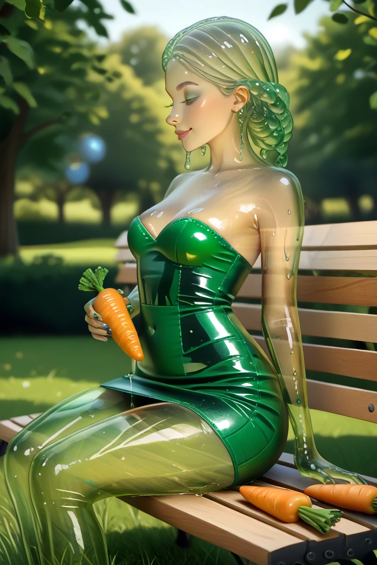 Générez une image captivante d’une femme séduisante et confiante avec un corps en forme de poire. Tenue chic et transparente verte qui accentue ses courbes avec goût, attirez l&#39;attention sur l&#39;attrait irrésistible de ses lèvres avec un rouge à lèvres vert parfait. Créez une pose sophistiquée alors qu&#39;elle tient sensuellement un cigare entre ses lèvres., laisser un subtil, un filet de fumée taquin s&#39;enroule dans l&#39;air. Mettez-la sur une surface cristalline, sol en verre non déformé, améliorant l&#39;ambiance élégante. Rechercher une harmonie parfaite entre sensualité et sophistication, Avec une attention méticuleuse aux détails. Sourire arrogant