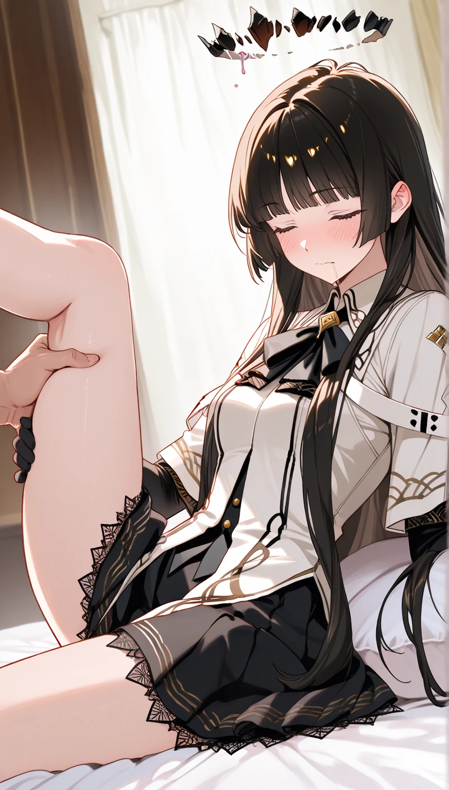 One Woman、Many people々、Beauty、soldier、military base、女性soldier、crowd、White military uniform、beret、Short tight skirt、soldier、40 years old、Sex、Woman lying on her back、Looking down at the viewer, Long Hair、Man being tortured、bangs, Highest quality, Focus on the thighs, Angry face、rage、panties、Plump thighs、Big 、Big Ass、 good、Black Hair,My thighs are steaming between my legs 、Sweaty pantyhose、パンストの下のpanties、bra、Black Pantyhose、Angle from directly below、Hold the whip、Throb、crowdを誘惑する、Acme痙攣、Obscene sound effects、Naughty sound effects、Normal position、Vagina Penis、Ultra-high-speed hip piston、Acme