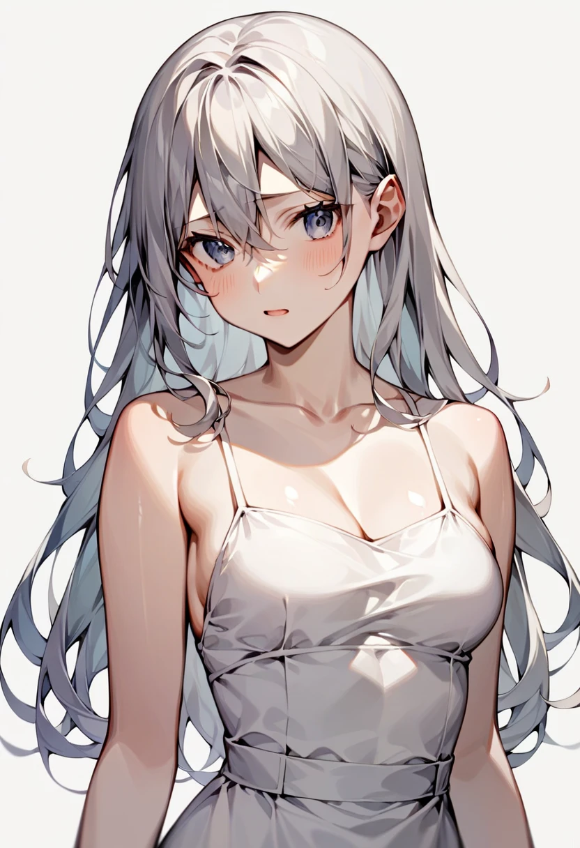 16k works,Highest quality,18-year-old,No background.White background only,whole body、sexy, One person, Beautiful Face,, Symmetrical eyes, Perfect body, Good balance、 Perfect body裸、,whole bodyに包帯を巻いて、Like a mummy,sit