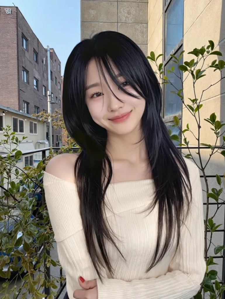 (1 Korean star with royal sister style), ((best quality, 8 thousand, masterpiece: 1.3)), focus: 1.2, perfect body proportions: 1.4, (smile), (sunset: 1.3),  teary eyes, Highly detailed face and skin textures, good eyes, double eyelid, whiten your skin, (long gray hair, air bang: 1.3), (round face inches: 1.5), (dress 1.4), （sketch 1:2，） （half sitting on the playground，Baekun，sun，The scenery is exceptionally beautiful）Looking down at the camera