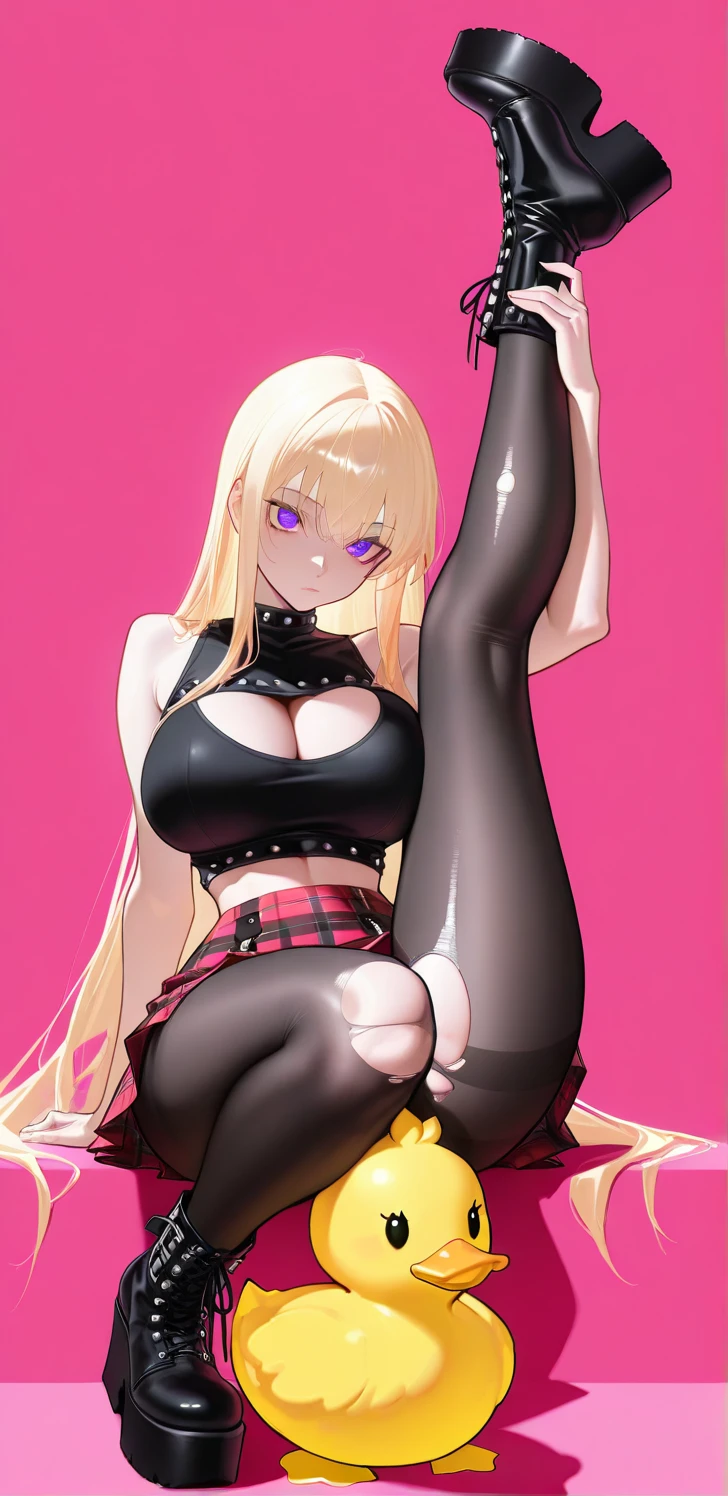 ((masterpiece,best quality)), highres, extremely detailed 8K wallpaper, cheerful, full-face blush, embarrassed, micro bikini, smiling face, spread legs, squatting, tights, fascinator, braid, , low angle full body shot
