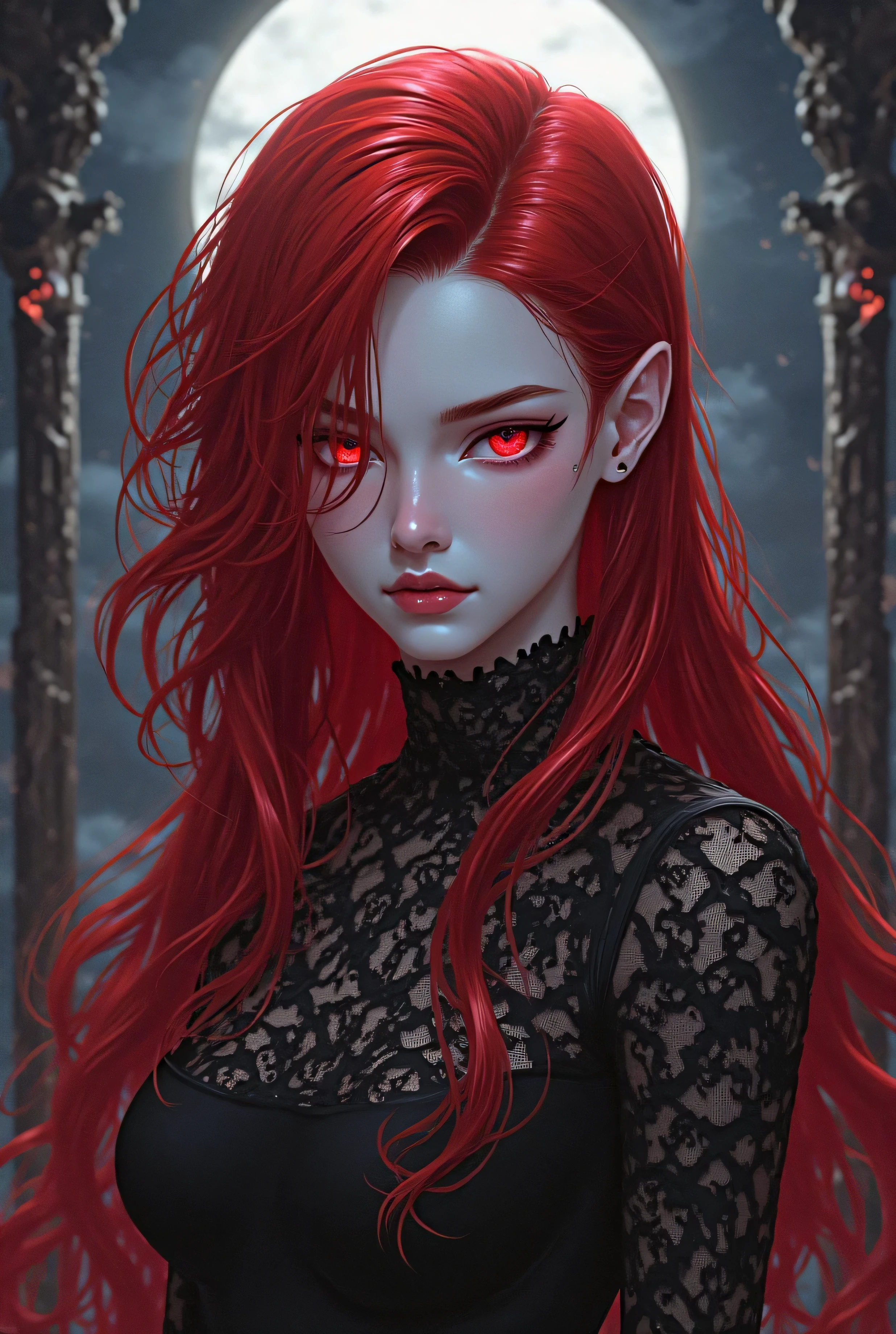 Realistic Digital Painting with Concept Art Elements"," digital painting," "concept art," "realistic," "high detail", "muscular",, "high-res", "ominous aura,", "8k resolution", "oil painting", "darker tone" , "dark saturation" ,"dark feeling", "concept art" , "detailed features" , "detailed eyes" , "1women, "medusa" , "long snake hair" , "beautiful" , slit snake eyes" , "dangerous" , "Greek maroon dress", "lips slightly parted" "snake body" , "Greek mythology medusa"