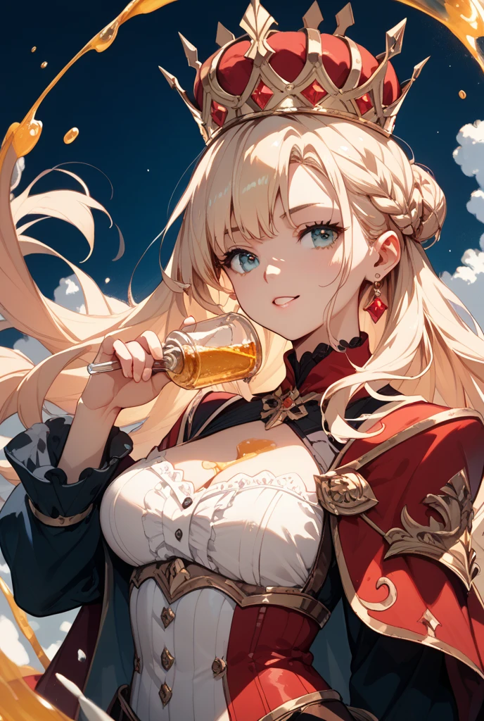 Wrapped in a captivating crimson coat、Hall々Sitting elegantly in a comfortable chair、Breathtaking CG artwork featuring majestic dragons。The artwork is in the popular anime style featured on ArtStation and Pixiv.、It showcases the intricate and gorgeous anime CGI style of the talented Guvez.。The meticulously crafted digital anime art、The book is woven with detailed and fascinating illustrations that exude a sense of fantasy.。The artwork is、Boasting clean, detailed anime art、Highlight key features with incredible precision