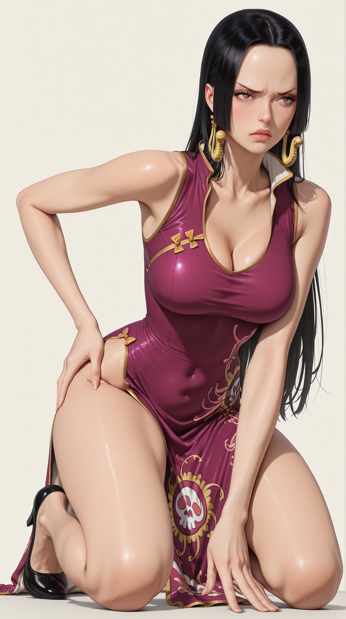 nighttime,full body,KOF:Mai Shiranui ,(((Wearing vibrant rainbow color scheme art, Suzhou embroidery technology; knitted sweater hole dress))),The mirror, Masterpiece,best quality,official art,extremely detailed 3DCG unity 8k, ( ##tattoo ##,tattoo, ~+ tattoo),(Perfect female curves, huge breast),(A seductive gaze), Facing the camera, Pink lips,Delicate fingers and hands,magic hour, Rembrandt lighting, front lighting and fill lighting, hard shadow, Arnold render,