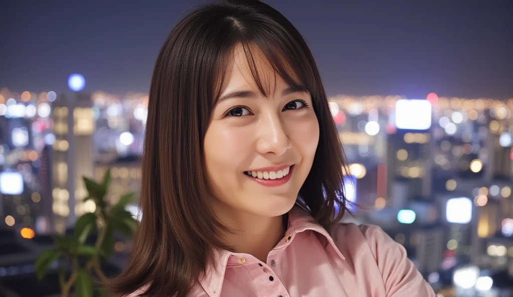 asunakawaii_jav, breasts, <lora:JAV_asuna_kawaii_v1b-000010:0.8>
dynamite lighting, looking at viewer, indoors, upper body, wearing black blouse, pink jacket, smile:0.3,
detailed body, attractive body, perfect human body,
(ultimate quality, masterpiece, highres:1.0), (photorealistic, realistic:1.9),