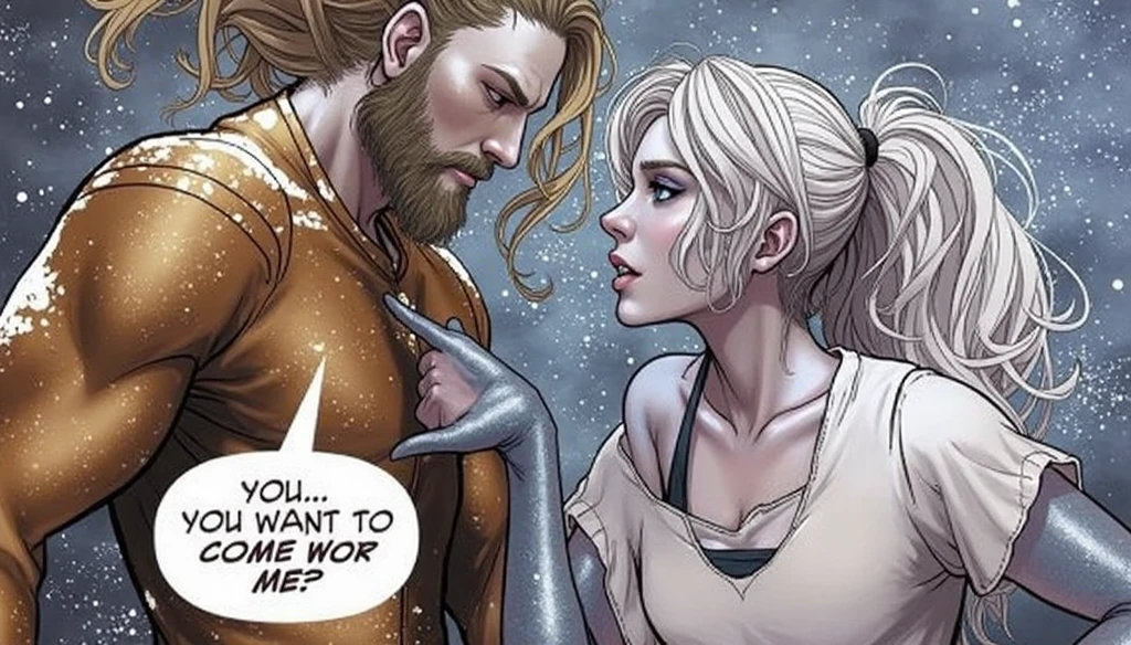 Star Wars, One old man Count Dooku and one young princess Padel human race, age gap, age difference, giant tall size, old man 70, long beard white, clothes darth sith, face smile, hairy body, naked, big long penis erect, cumming, he carries his girlfriend strongly with both hands, kissing mouths loves, ass fuck positions, sexy young girl 18, size tiny and slim, hairstyle blond, face embarrassing blushed, in comfort sitting position for sex, one old man, one young girl, naked, nsfw, on Spaceship.