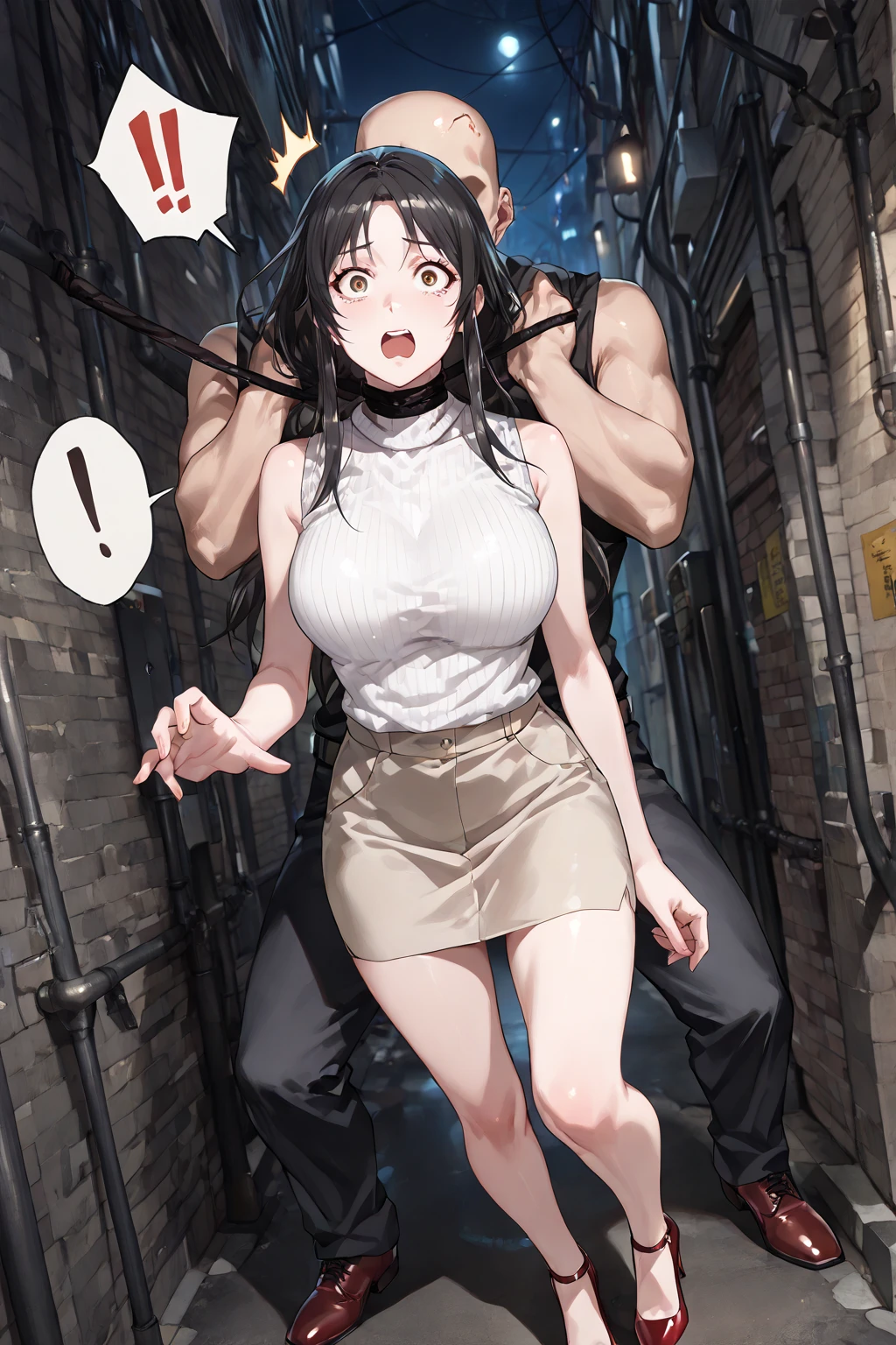 Anime sluts bent over taking dick in her thicc, juicy, sweaty, shaky ass. Shes making eye contact as she cums all down my dick, she looks so turned on. She likes getting fucked hard, she like cumming over and over.