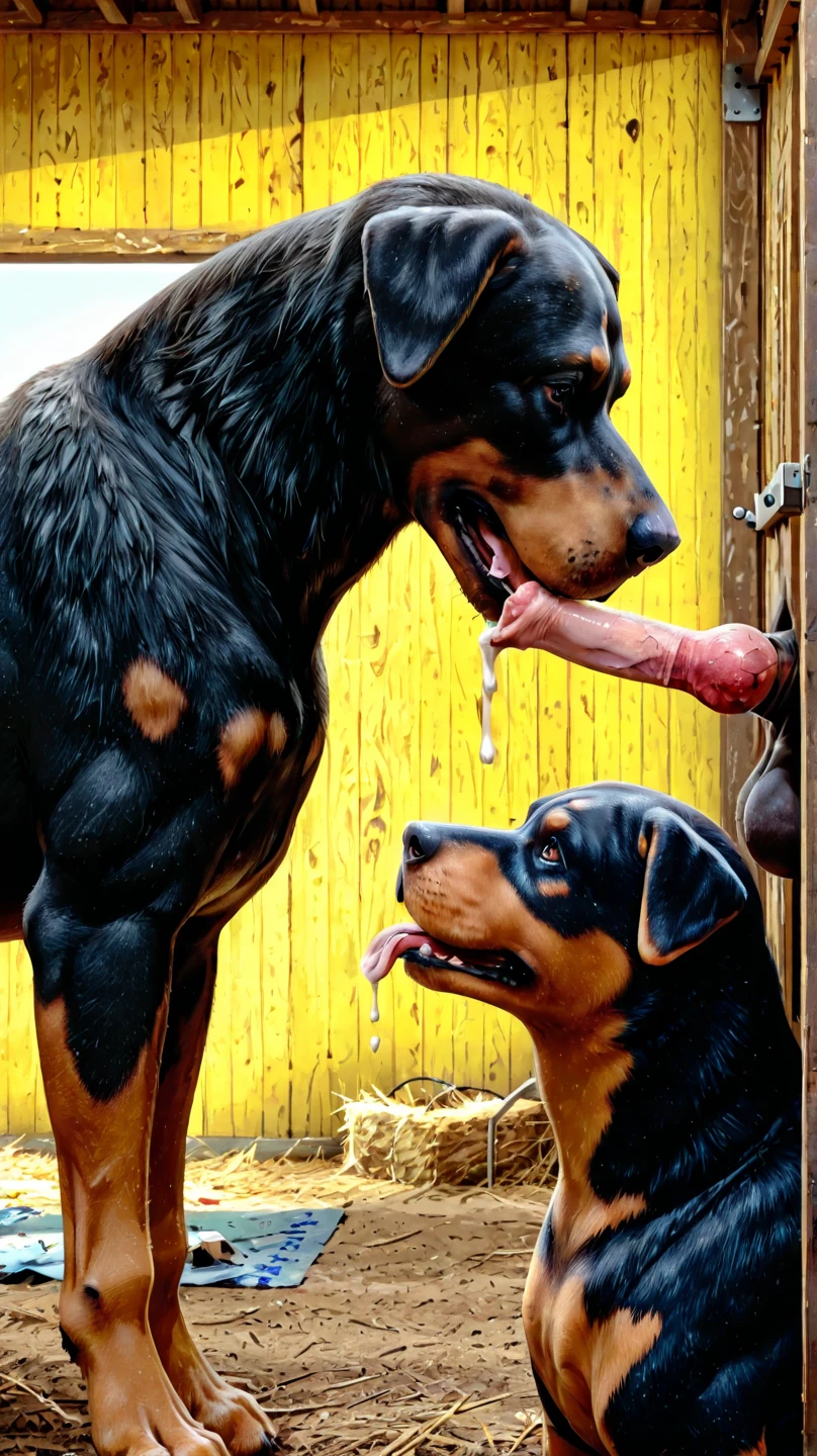 ((((bernese, feral)))), living room, masterpiece, high quality, realistic, detailed background, ((((rear view, standing, spread legs, holding couch, huge red penis, autopenetration, anal, testicles, paw, tail up, raised tail, bushy tail, excessive urine leaking, cum in anus, cum on anus, urine on butt, realistic fur, detailed fur, furry, cum explosion, screaming, eyes closed)))), (((((autopenetration)))))