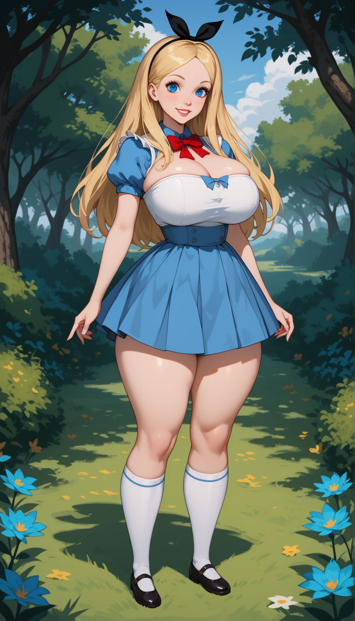 nsfw, highres, masterpiece, best quality, ultra-detailed 8k wallpaper, (detailed beautiful face:1.2), (detailed beautiful eyes:1.1), 1 girl, solo, beautiful scenery, extremely detailed CG unity 8k wallpaper, small breasts, petite, cowboy shot, (blush:1.3), bottomless,(from below:0.5),(show off pussy:1.4), float up skirt, (open legs:1.2),godpussy1, pussy, rear pussy,aalillie, long hair, braid, sun hat, white headwear, collarbone, sleeveless dress, white dress