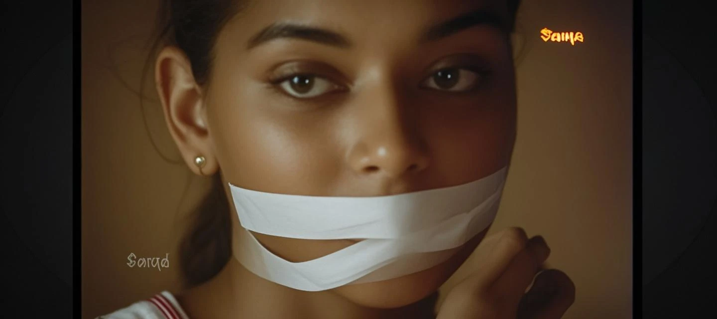 photo , dark brown hair , brown skin , indian , long hair , clear facial features ,, very detailed , 23years old , innocent face , natural wavy hair , high resolution , masterpiece , best quality , intricate details , highly detailed , sharp focus , detailed skin , realistic skin texture , texture , detailed eyes , professional , 4k ,, smile , shot on Canon , 85mm , shallow depth of field , kodak vision color , perfect fit body ,, dripping with sweat , extremely sweaty girl , Balck school bag on bed , white sleeved shirt uniform and grey and black checked short skirt, (hot , shiny oiled skin)), erect nipples, cloth covered eyes, cloth wrapped face, legs are tight around her ankles with thin leather straps, The girl is placed tightly into a large wooden trunk with wheels, she is pack-tied with extremely tight duct tape around her arms, legs and feet, arms behind her back, knees together, legs drawn up against her chest, supertight bondage package, she is tightly gagged with white cloth wrapped around her mouth, very tight against her features, her eyes are blindfolded in the same way with white cloth very tight against her face, she is shrunk inside a large trunk with wheels and tries to escape from that situation, seen from the side, her head points up, covered eyes, supertight wrap tape bondage,