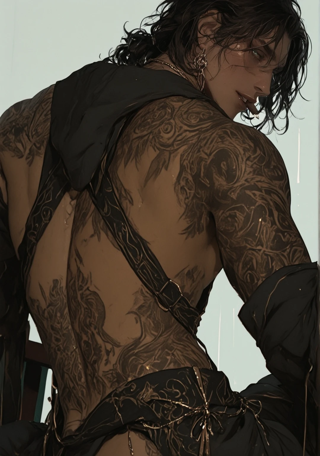 Masculine woman, show ass
