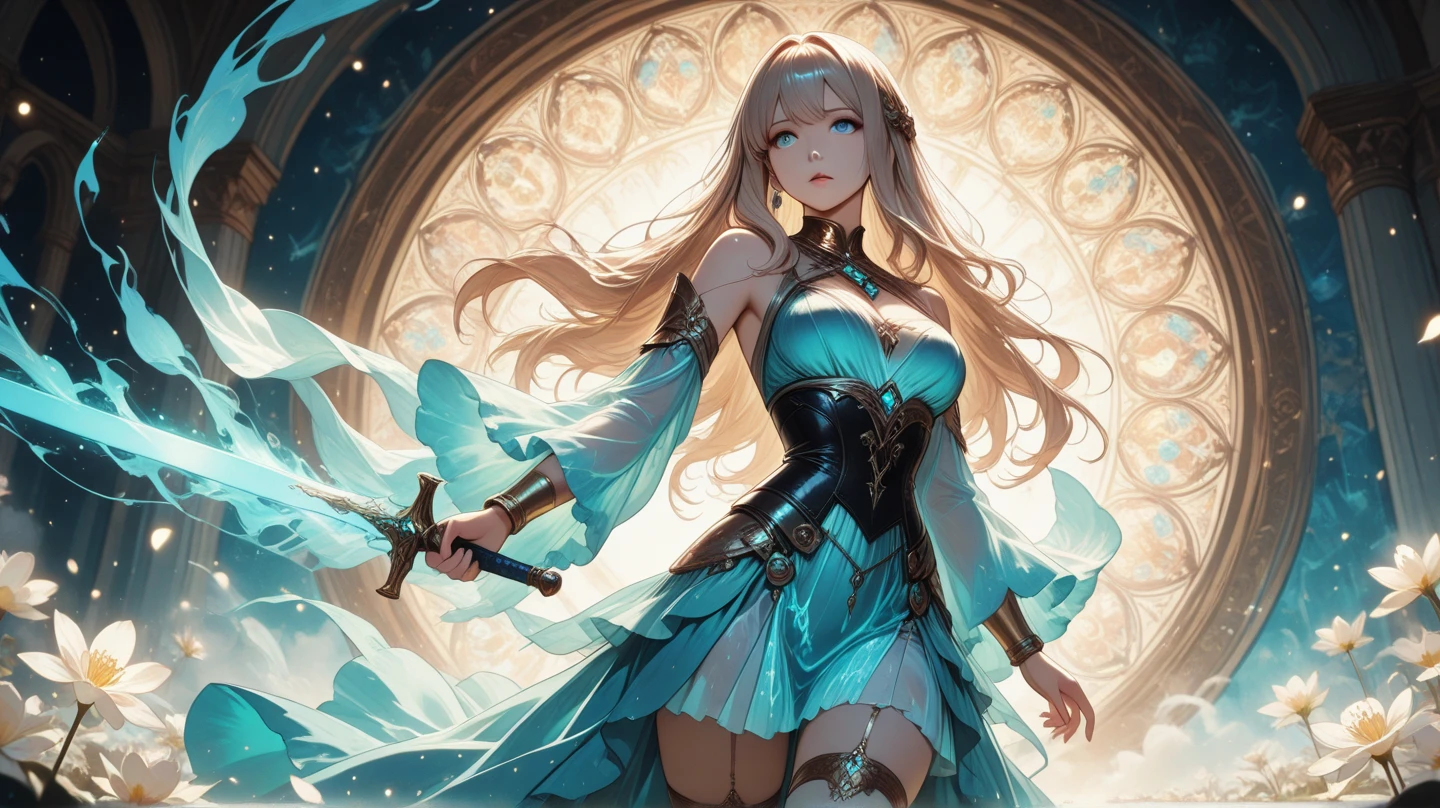 young teen girl, european girl, blonde hair, wind mage, sorceress, wind goddess, streams of wind covering her body, mages dress made of wind, controling all wind around her, makes spirals of wind around her body, wielding a magic staff, wielding air magic,ancient cave in background, sexi, small breasts, , highly detailed, vibrant appearance, creative behavior, extremly detailed, imaginative, sensual, spontaneous, highest quality, skin texture, intricate details, (cinematic lighting), RAW photo, 8k, masterpiece,best quality,ultra-detailed,very detailed illustrations,extremely detailed,intricate details,highres,super complex details,extremely detailed 8k cg wallpaper,