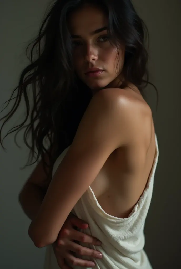 Scantily clad girl