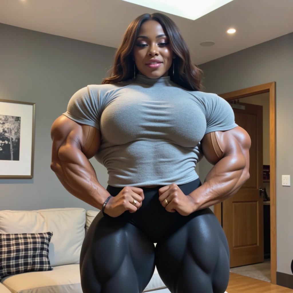 peito com o dobro do tamanho do corpo, ((Head to toe:1.5)), ((retrato de corpo inteiro)), ultra hd, uma mulher Araffe usando micro bikini preto posando para uma foto, corpo grande, pernas longas, exaggeratedly large physique, thicc, absurdly massive physique, poderoso e enorme, huge muscles, massive muscles, beautiful thick female, thicc build, large muscles, Tiro gigante impressionante da deusa, muito lindo. large muscles, grosso, extremely muscular, (seios gigantescos:1.8), ((Seios enormes:1.5)), (quadris de thicc:1.4)
