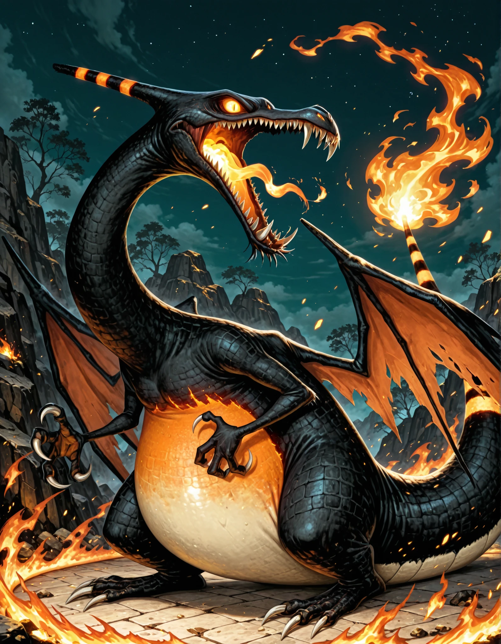 masterpiece, best quality,       charizard,